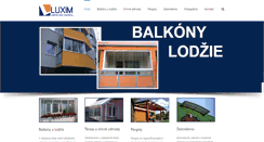Desktop Screenshot of luxim.sk